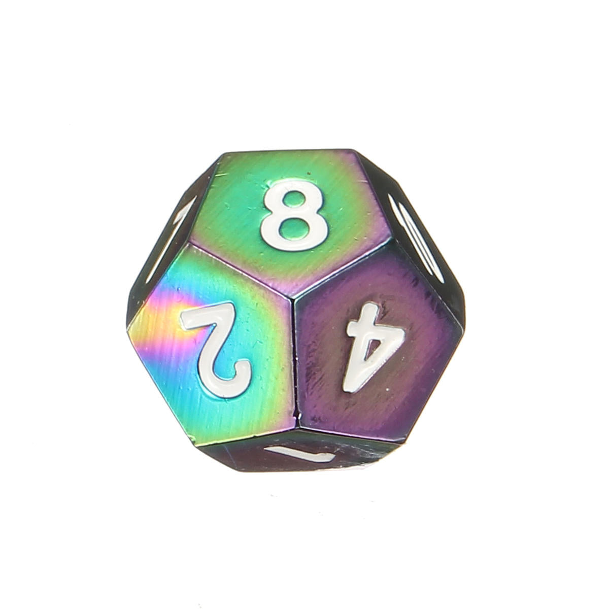 7 stuks colorful zinklegering polyhedral dice set bordspel multisided dobbelstenen gadget: