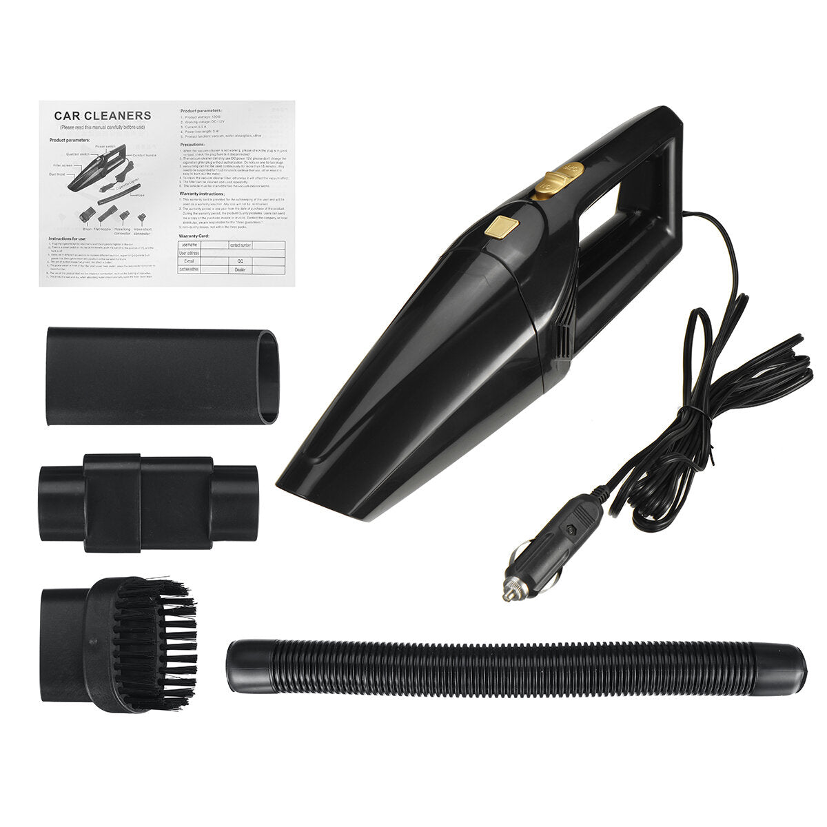 desktop mini handheld draadloos/bedraad optionele draagbare auto/huisstofzuiger