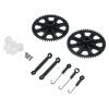 eachine e160 rc helikopter onderdelen 2 stuks hoofdversnelling 3 stuks servoarm 2 stuks bovenste koppelingsstang 3 stuks onderste connect gespstang