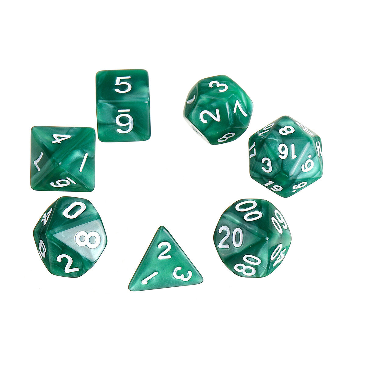 meerzijdige dobbelsteenhouder polyhedral dobbelstenen pu-leer opvouwbare rechthoekige lade voor rpg
