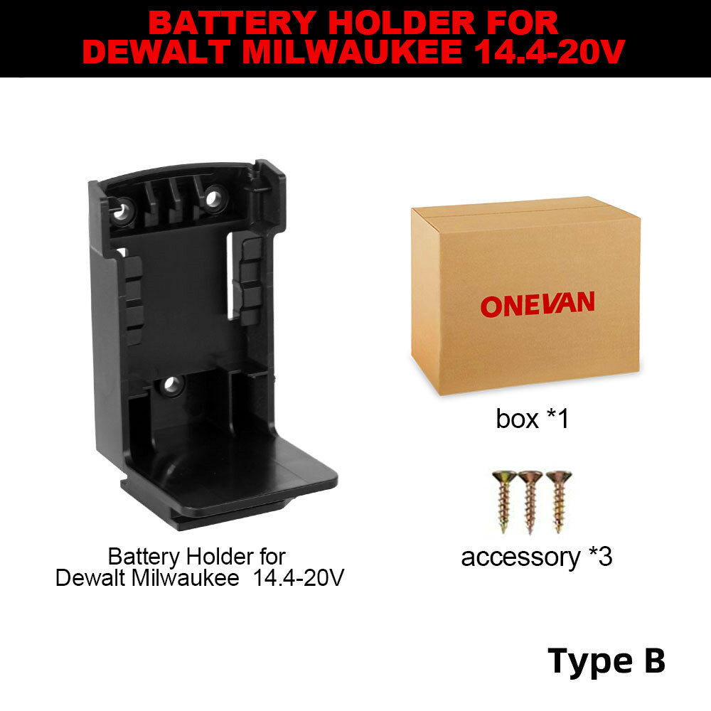 power tool batterij mount houder 2-in-1 stand voof makita18v batterij tool opbergrek beugel