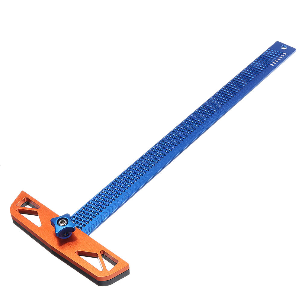 300 / 400mm verstelbare hoek houtbewerking t liniaal gatpositionering gekruiste markering gauge scriber meetgereedschap