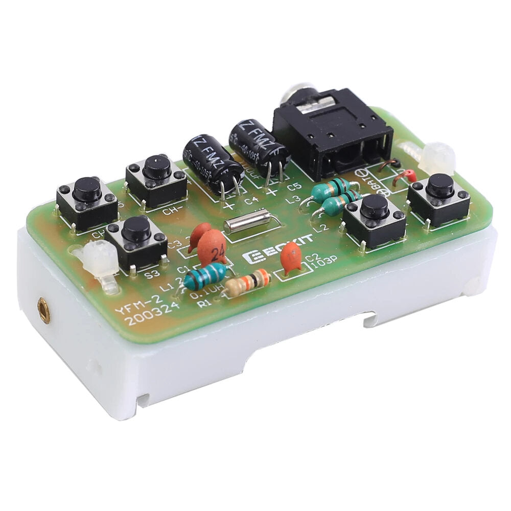 88-108mhz dhz kit fm radio transmitter and receiver module frequency modulation stereo receiving pcb circuit board