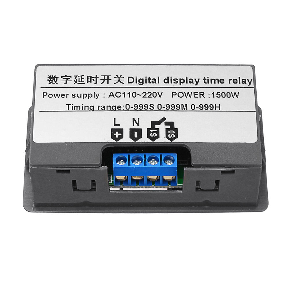 ac110v-220v digitale display tijdrelais automatisering vertraging timer schakelaar relais module