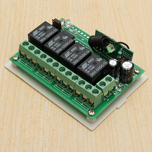 5 stuks geekcreit 12v 4ch kanaal 433mhz draadloze afstandsbediening met 2 transmitter