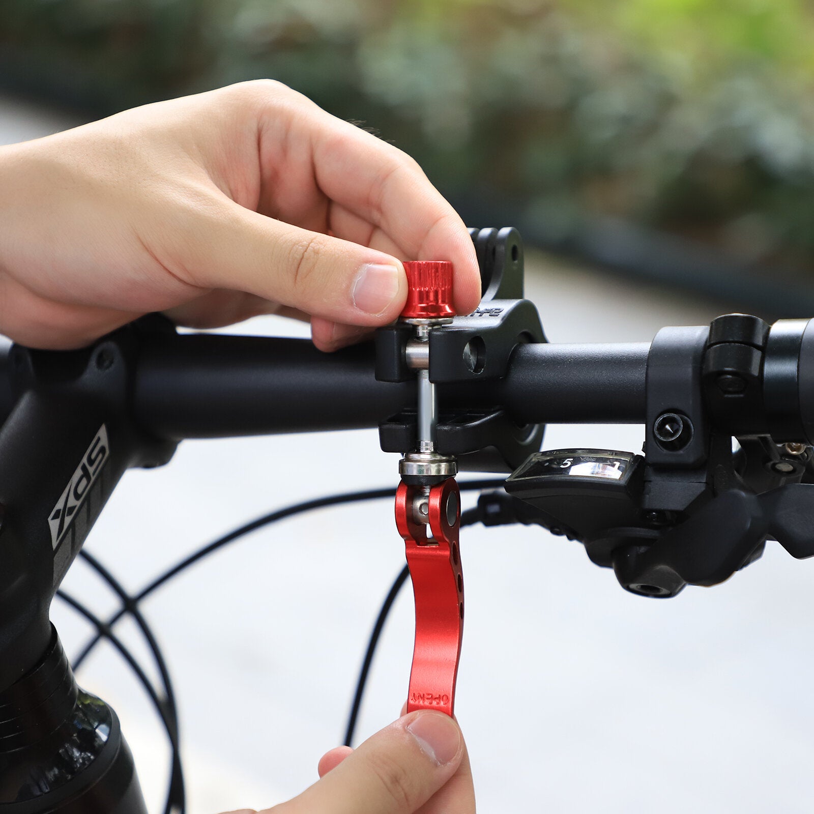 afstandsbediening rijbeugel universele actiecamerahouder fietsgreepklem fietshouder voor 473.529 rc pro/ met schermafstandsbediening