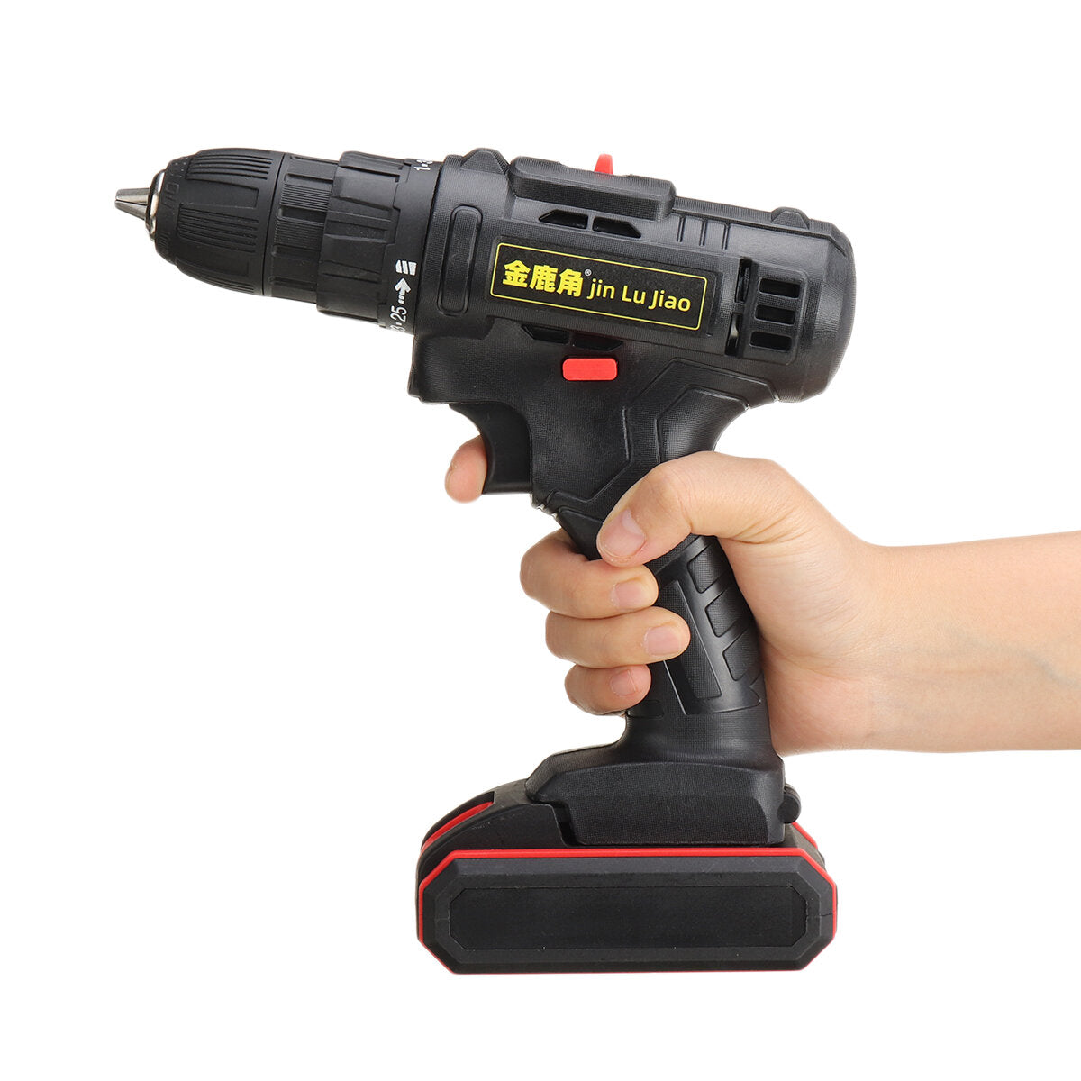 32 stuks 36vf draadloze borstelloze elektrische klopboormachine oplaadbare boor schroevendraaier power tool w / 1/2 stuks batterij