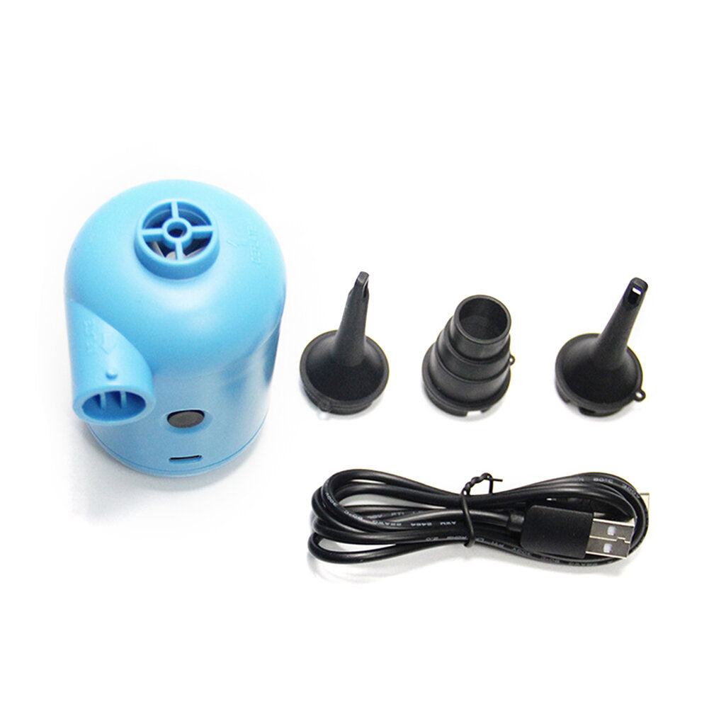 elektrische luchtpomp ht-426 dc 5v draagbare usb-connector peddel rubberboot slaapbank drijvende rij opblaasbare pomp