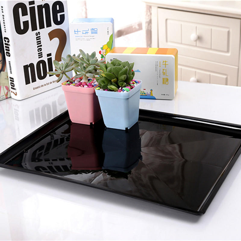 planten kweekbak lange rechthoekige plastic bloempot lade multi-vlees zaailing keramische pot lade