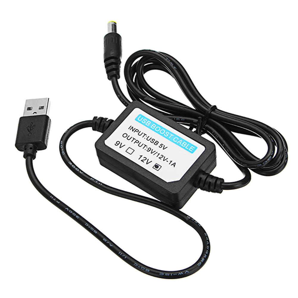 5 stuks usb boost lijn voedingsmodule 5v naar 12v power line 1a netsnoer
