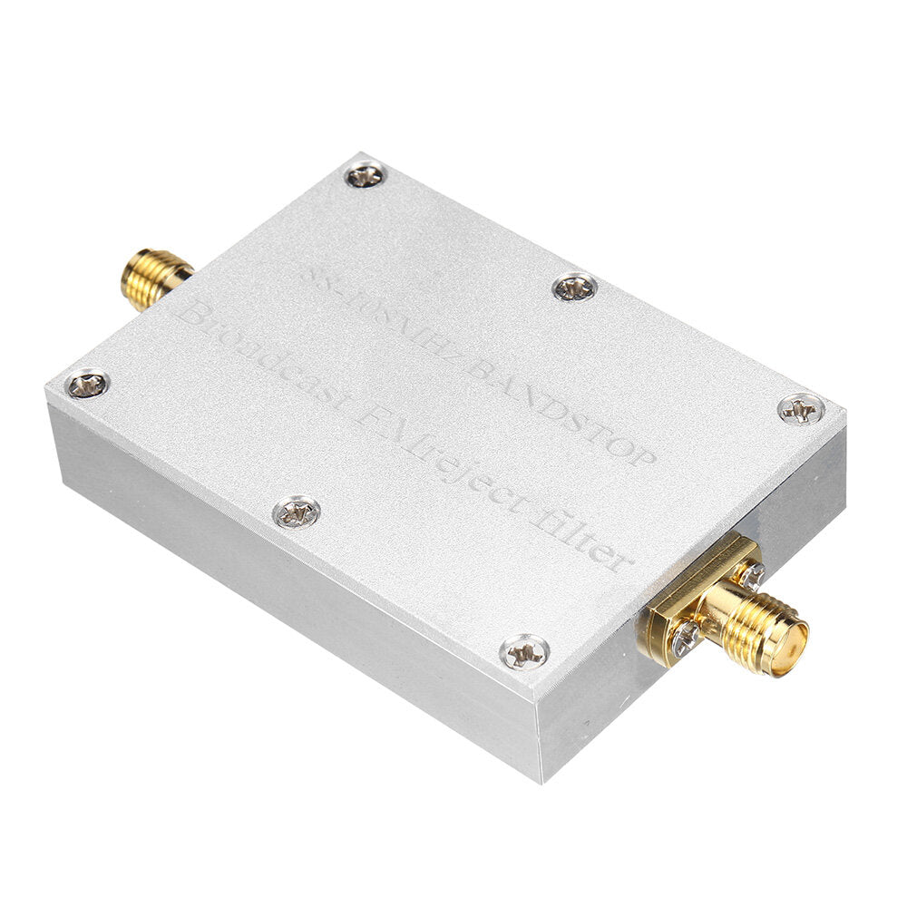 88-108mhz bandstopfilter rtl-sdr bloguitzending met mannelijke fm-connector naar sma mannelijke connector