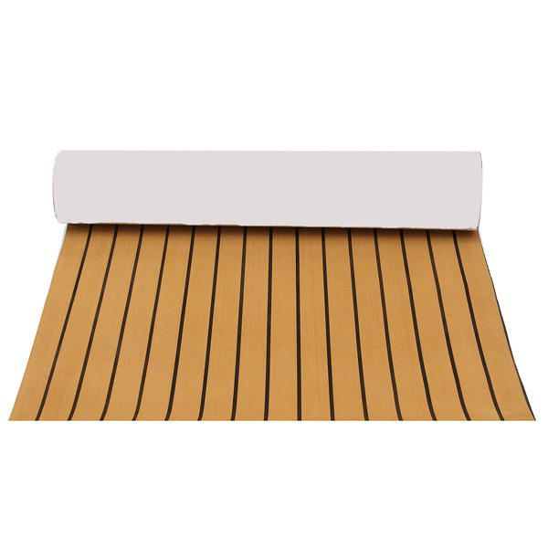 90x230cm zelfklevende eva 6mm faux schuim teak plaat boot dek