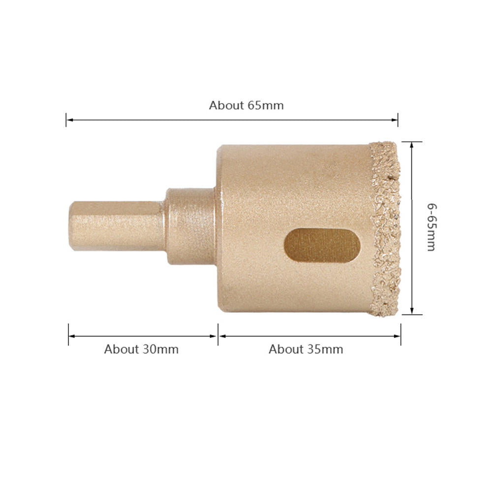 25-60 mm gesoldeerde gatenzaagmachine perforator tegel keramisch glas marmer amarilboor