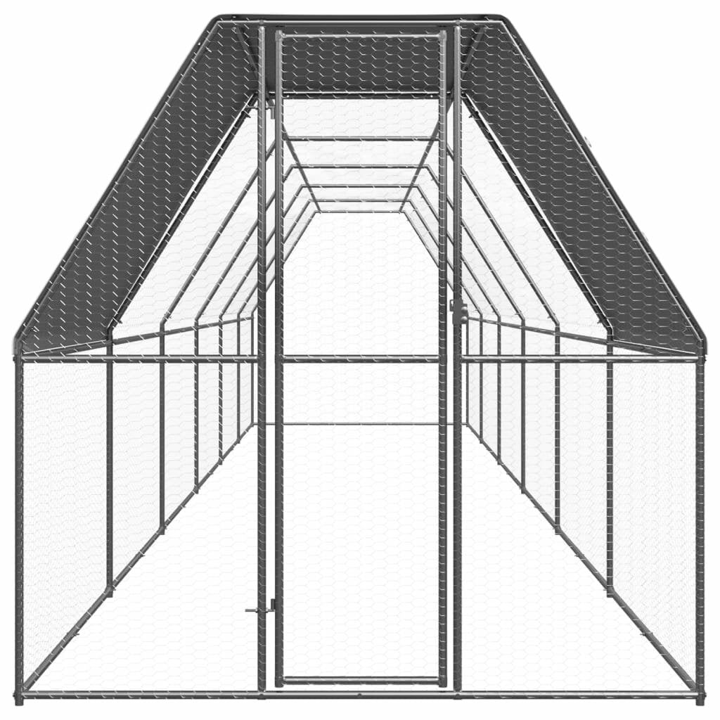 buiten kippenkooi 6.6 inch x39.4 inch x6.6 inch  gegalvaniseerd staal