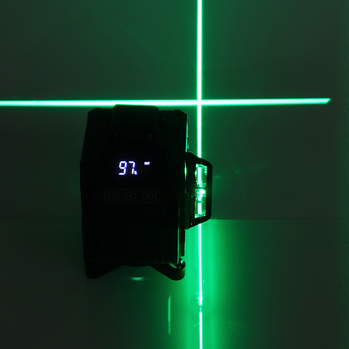 16 line groen licht laser machine laser niveau horizontale & verticale digitale display