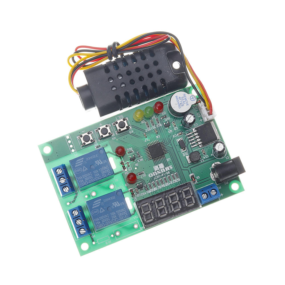 temperatuur- en vochtigheidsregelaar am2301 sensormodule 5v ~ 24v dc 10a controller