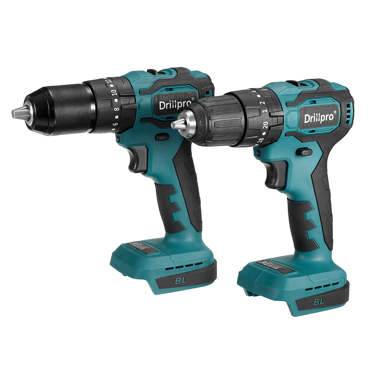 10 mm / 13 mm draadloze borstelloze klopboormachine oplaadbare elektrische schroevendraaier fit makita