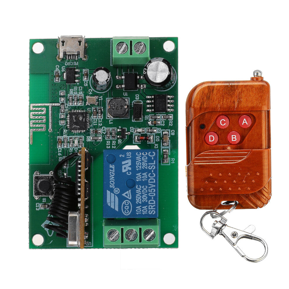 433mhz lc-ewl-1r-d80rf wifi remote relay module mobiele app afstandsbediening