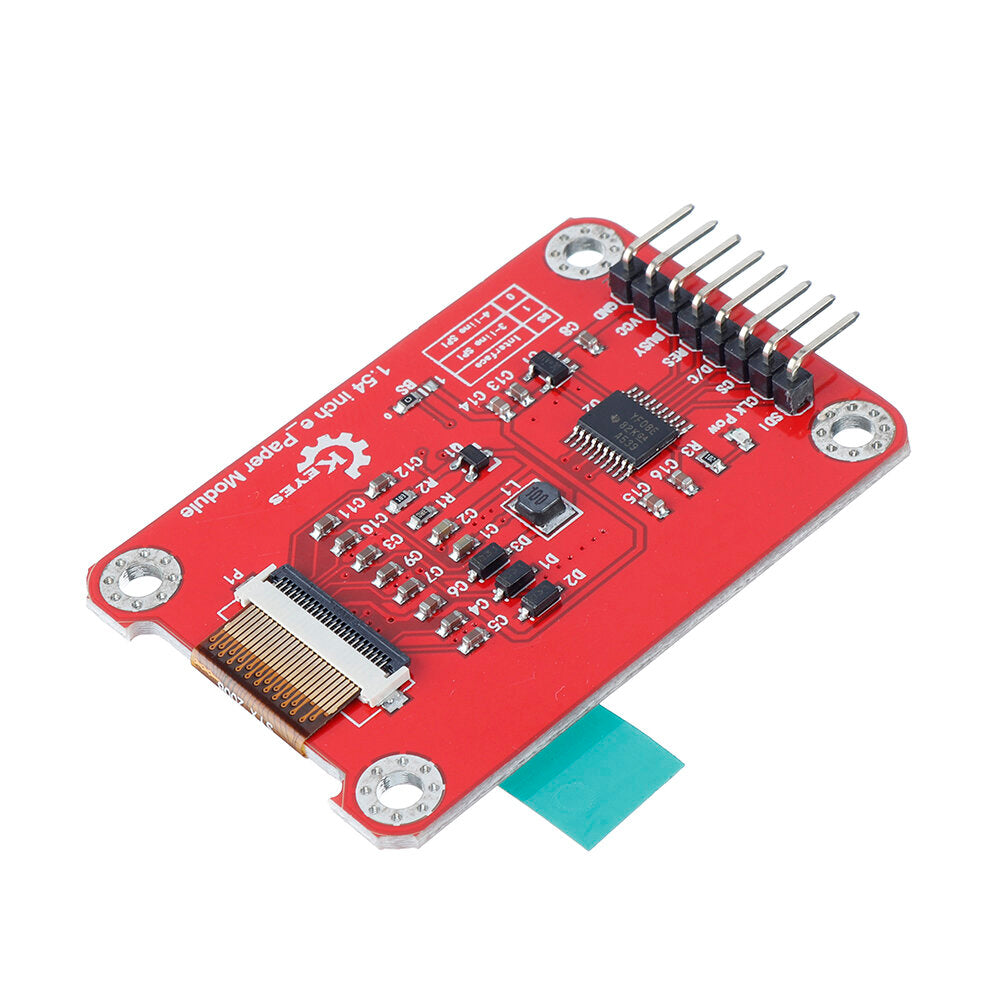1.54 inch elektronische flexibele inkt scherm display module zwart en wit dual color e-parper oled