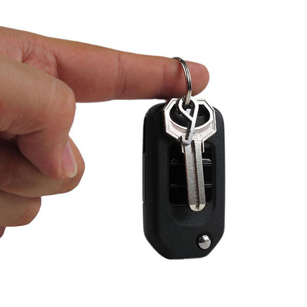 mini roestvrij staal haak flesopener edc gadget met sleutelhanger