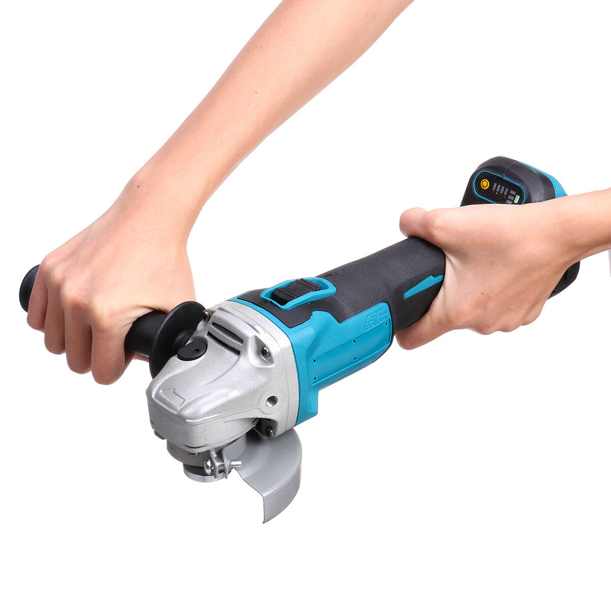 800w borstelloze haakse slijper met instelbare snelheid 100 mm / 125 mm elektrische slijpen polijstmachine