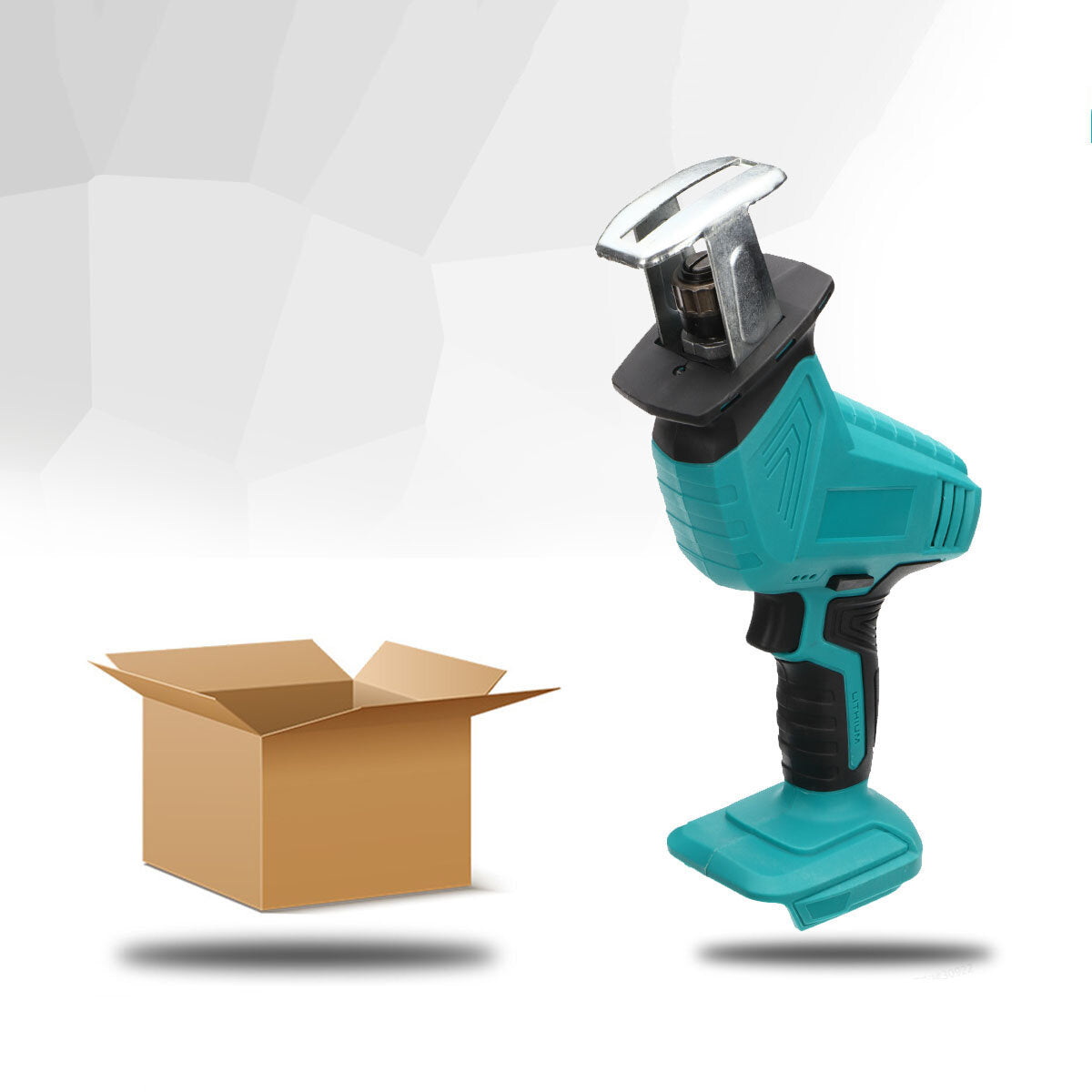 draadloze reciprozaag w/geen/1/2 batterij voor makita & 4 stuks zaagbladen houtbewerking hout cutter elektrische zaag fit makita