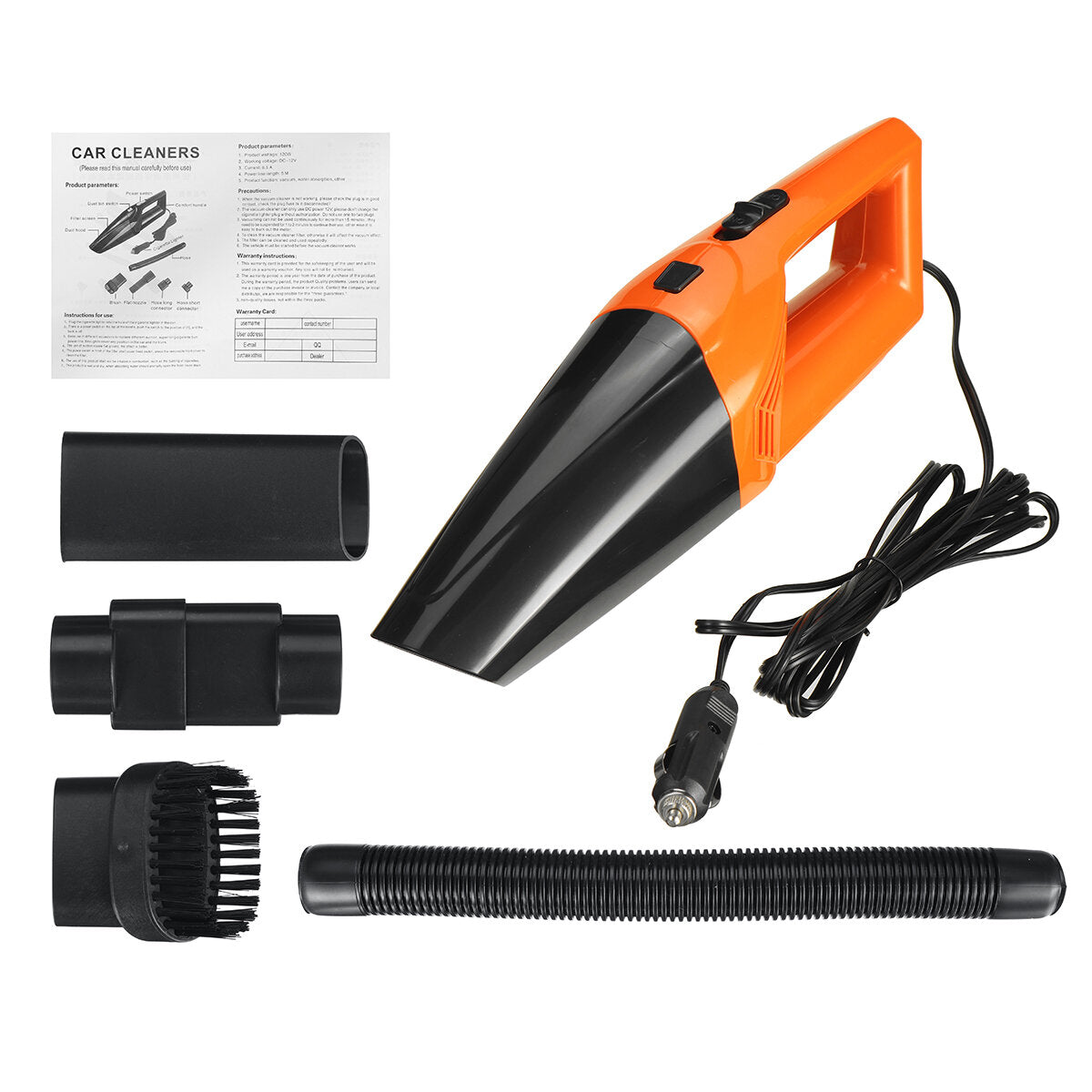 desktop mini handheld draadloos/bedraad optionele draagbare auto/huisstofzuiger