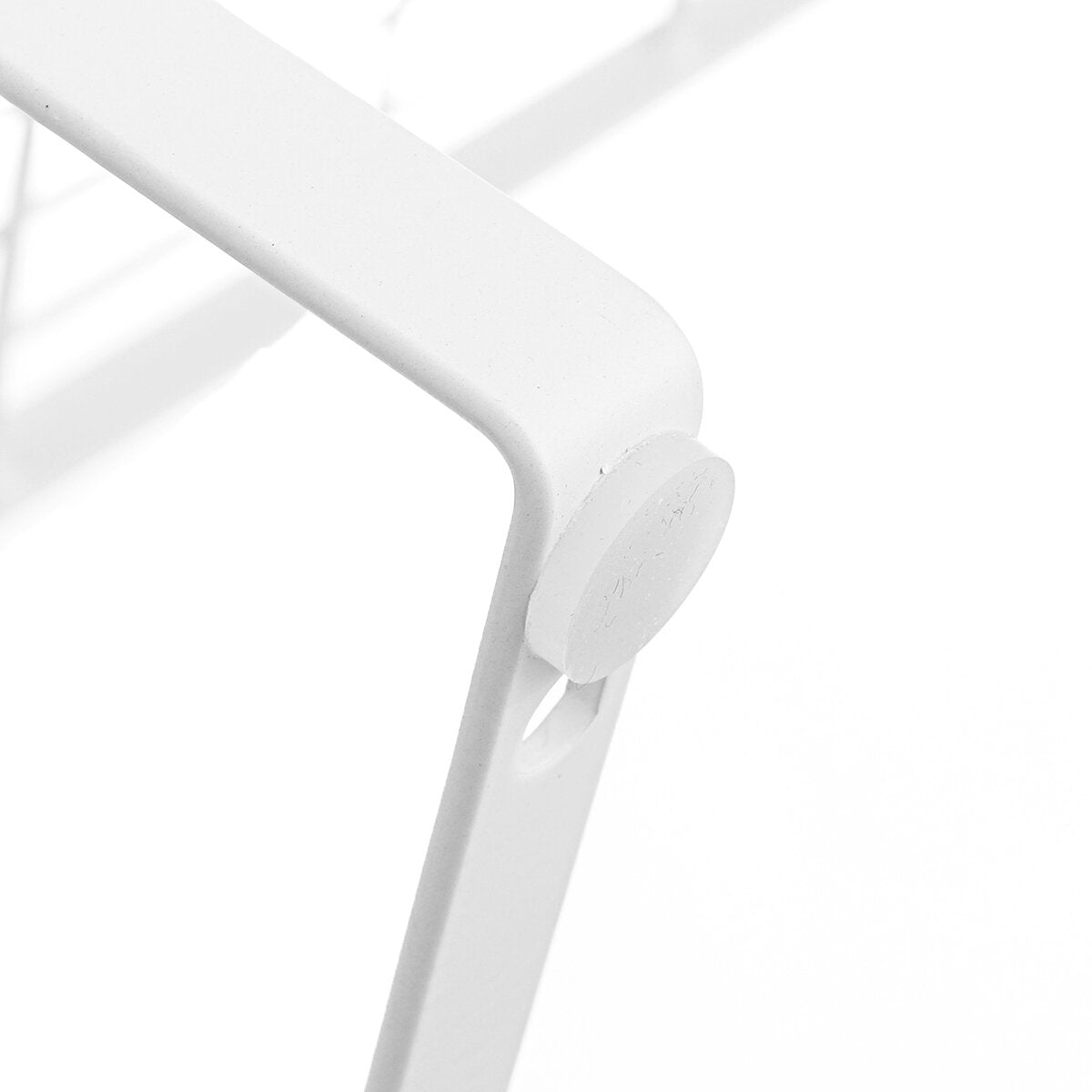 wit staand rek keuken badkamer aanrecht organizer plankhouder