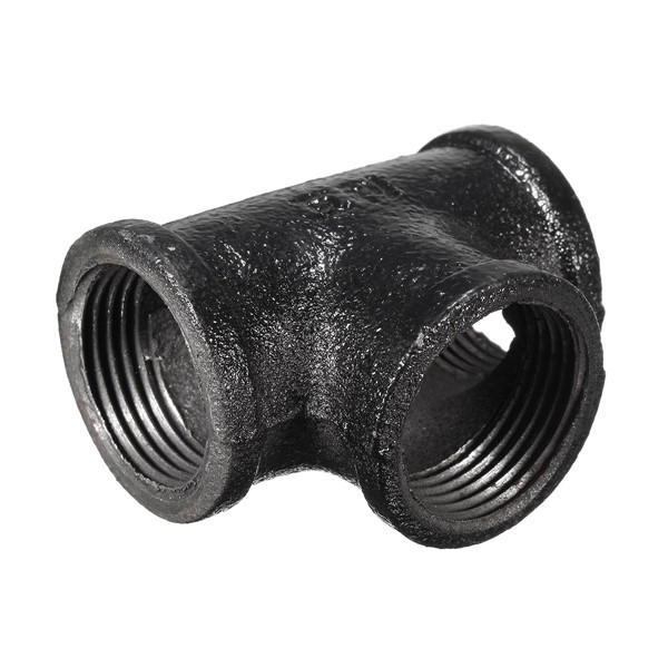 3/4 inch 3-way smeedbaar ijzer schroefdraad cross pipe sanitair fitting connector