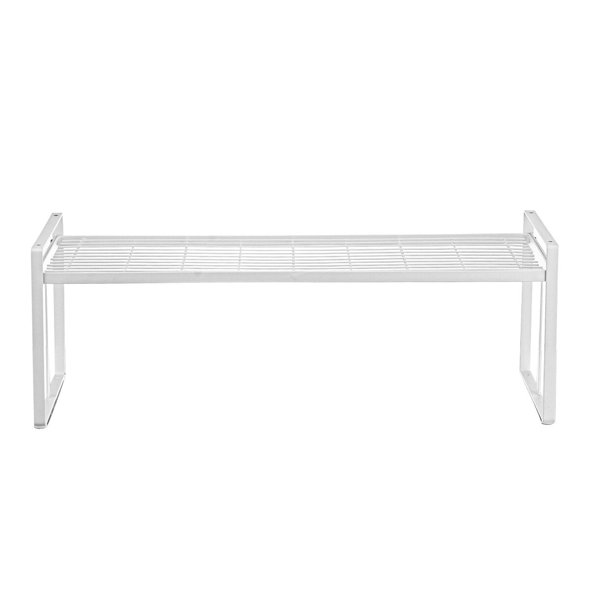 wit staand rek keuken badkamer aanrecht organizer plankhouder
