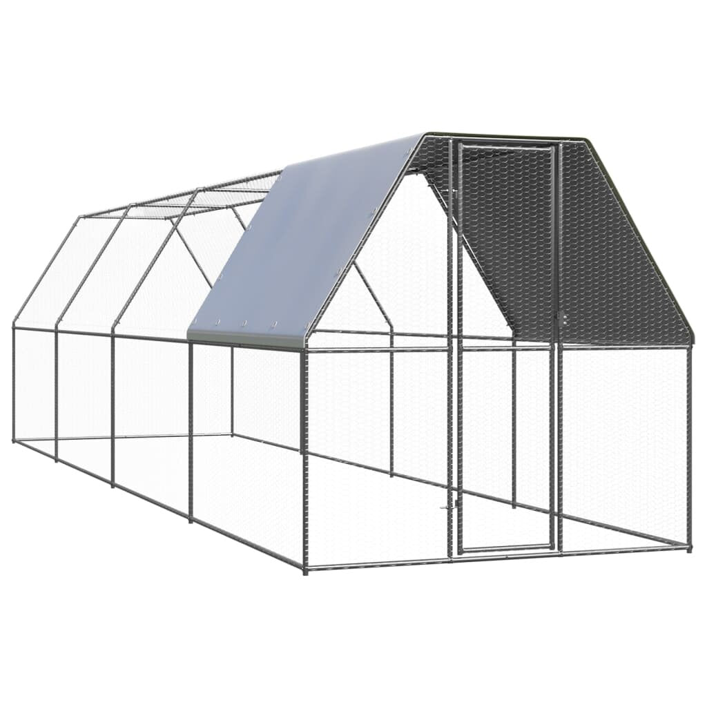 buiten kippenkooi 6.6 inch x26.2 inch x6.6 inch  gegalvaniseerd staal