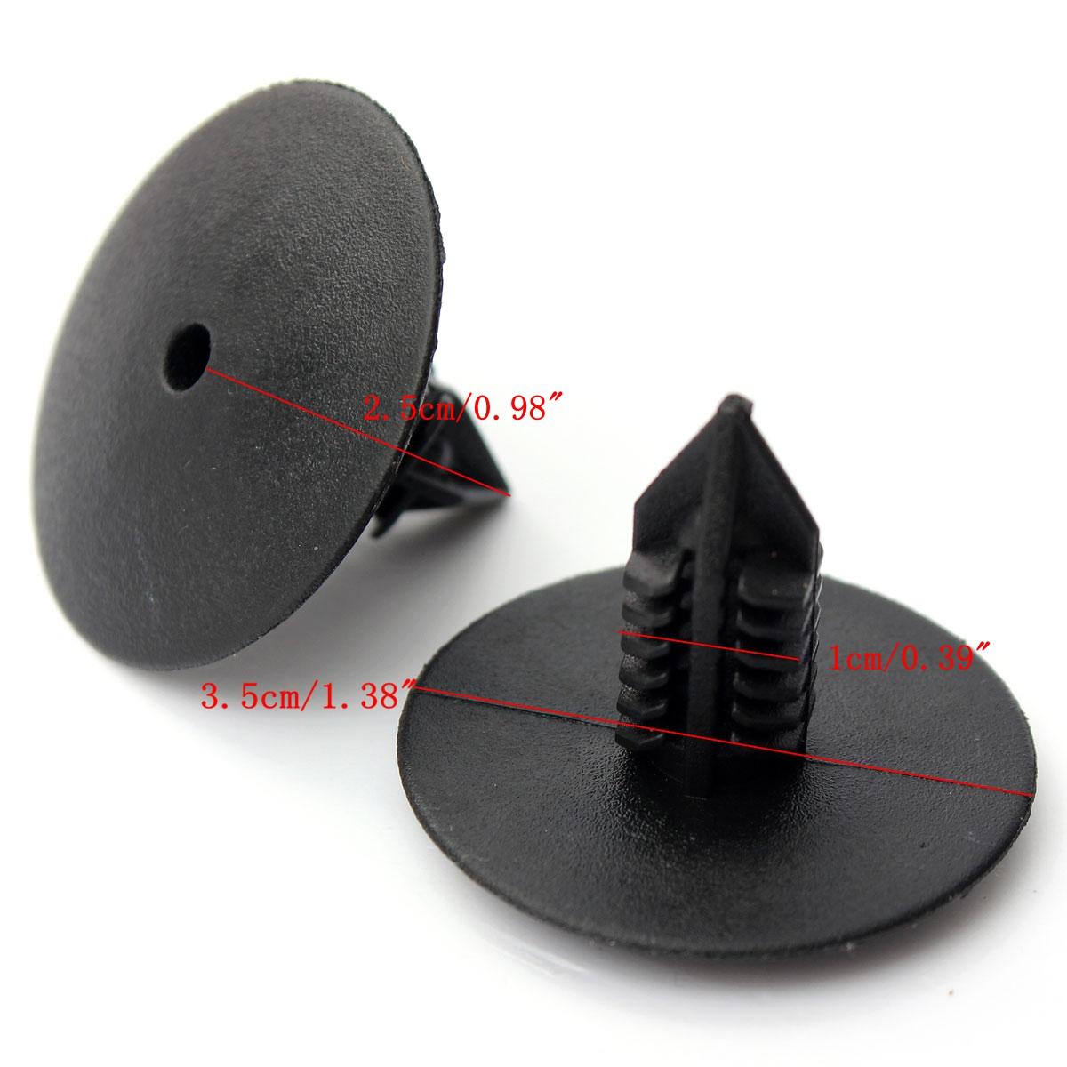 10 stuks wiel arch lining splash guard trim clips voor renault clio scenic megane