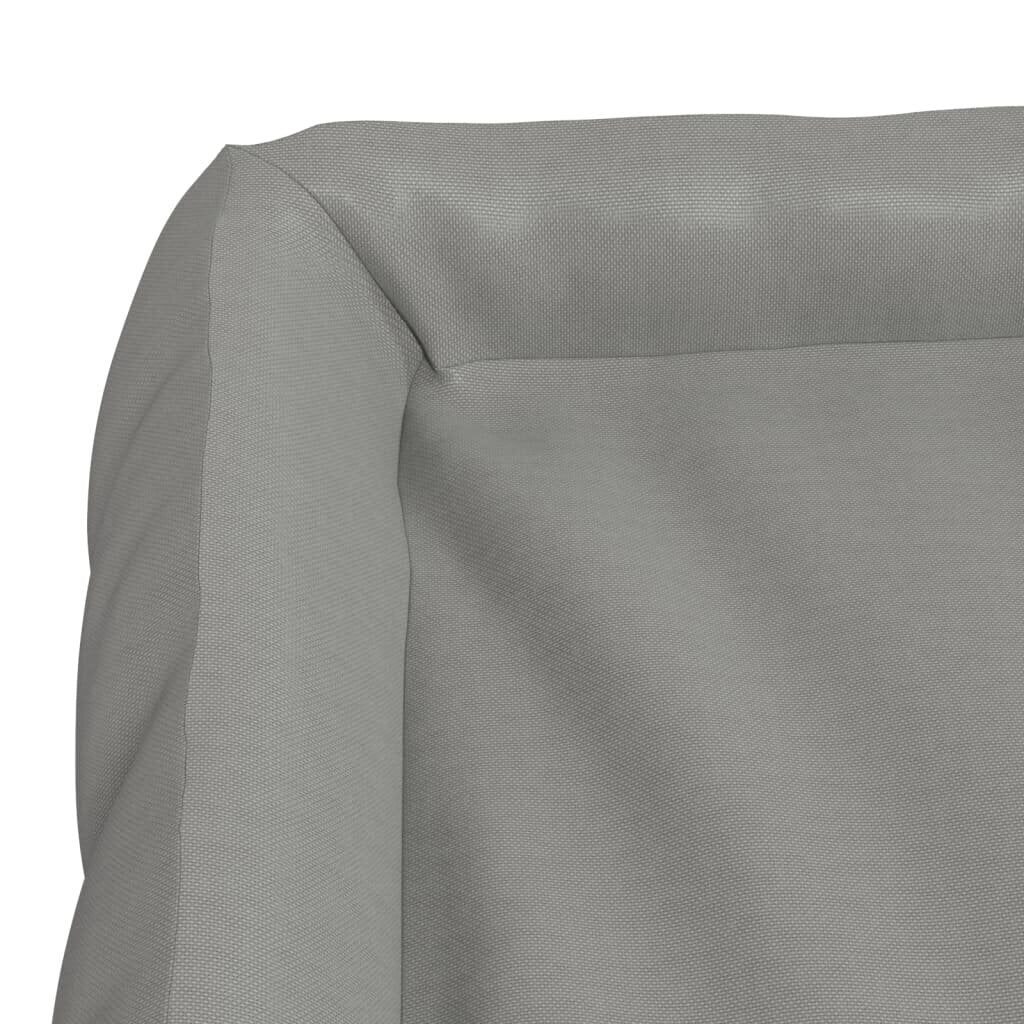 hondenmand met kussens 75x58x18 cm oxford stof grijs