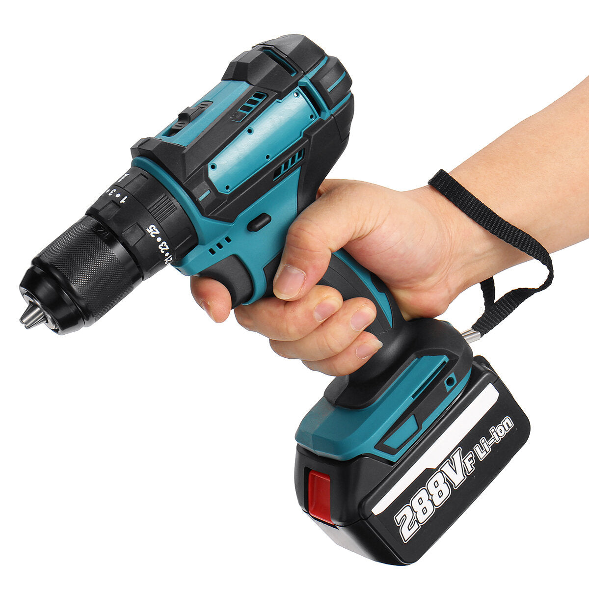 wolike 13mm 800w draadloze electirc klopboormachine 25+3 torque elektrische boorschroevendraaier
