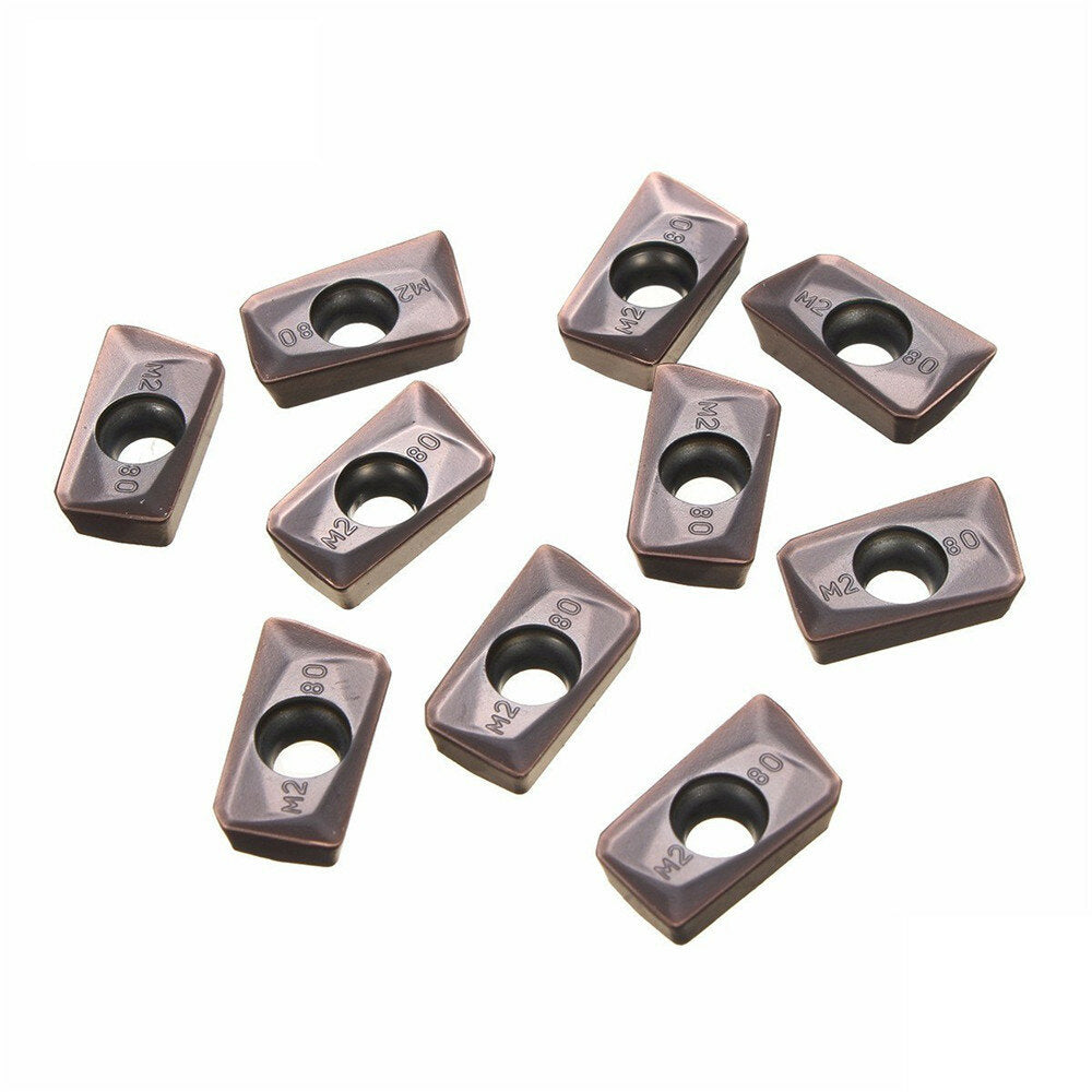 10 stuks apmt1604pder-m2 vp15tf 25r0.8 hardmetalen inserts voor mill cutter cnc tool draaigereedschap