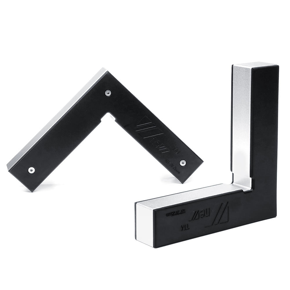 2 stuks aluminium haakse precisie klemmen vierkanten 127x127mm 90 graden machinist positionering houtbewerking klemgereedschap