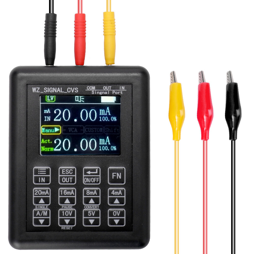 4-20ma 24v hoge nauwkeurige professionele verstelbare digitale signaal generator bronnen stroom spanning analoog simulator