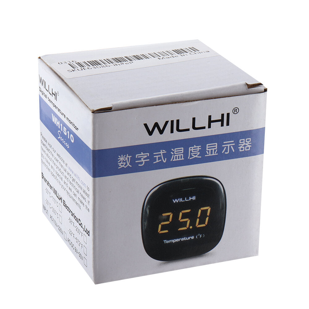 wh1510 -50 ℃ ~ 110 ℃ dc9-30v elektronische digitale thermometer