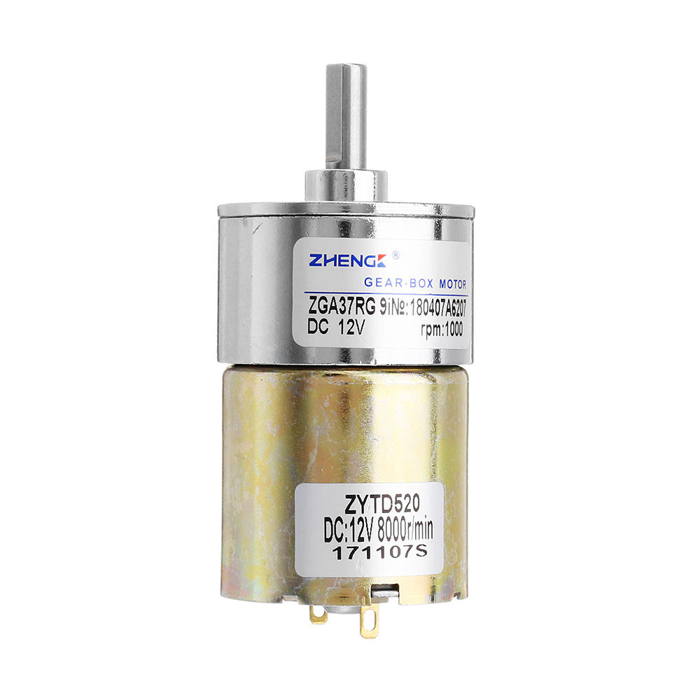 zhengke zga37rg 12v 1000 rpm reductiemotor dc-reductiemotor