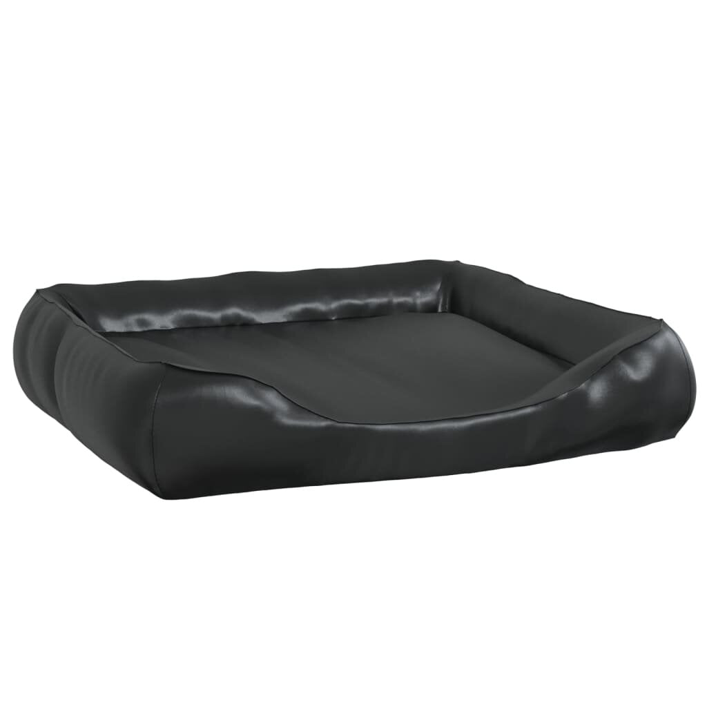 hondenmand 80x68x23 cm kunstleer zwart