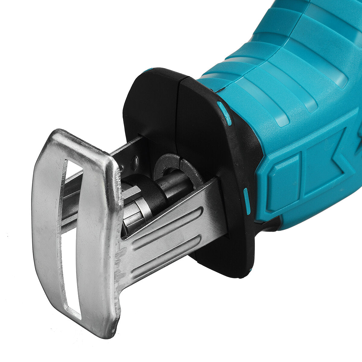 wolike 88vf accu reciprozaag batterij aangedreven elektrische zaag voor metaal/hout/pvc pijp/boom met 4 zaagbladen & batterij voor makita