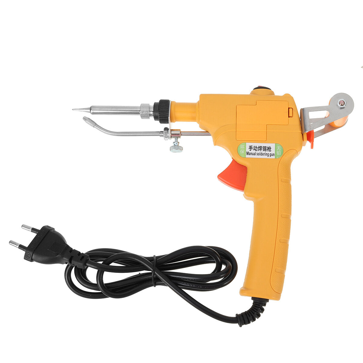 220v eu-stekker 480 ~ 600℃ legering + kunststof interne warmte / externe warmte handmatig soldeerboutgereedschap voor tin