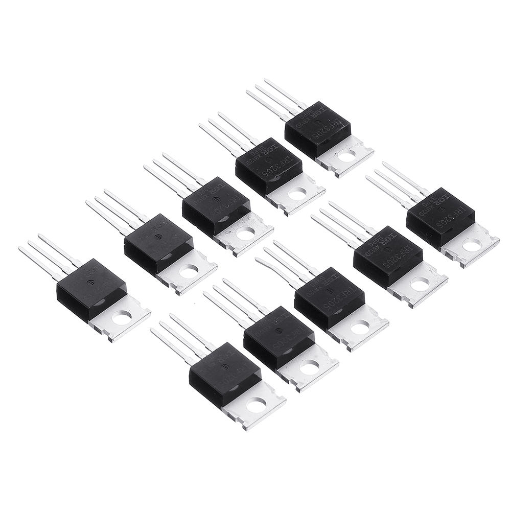 50 stuks irf3205 irf3205pbf mosfet mosft 55v 98a 8mohm 97.3nc to-220 transistor