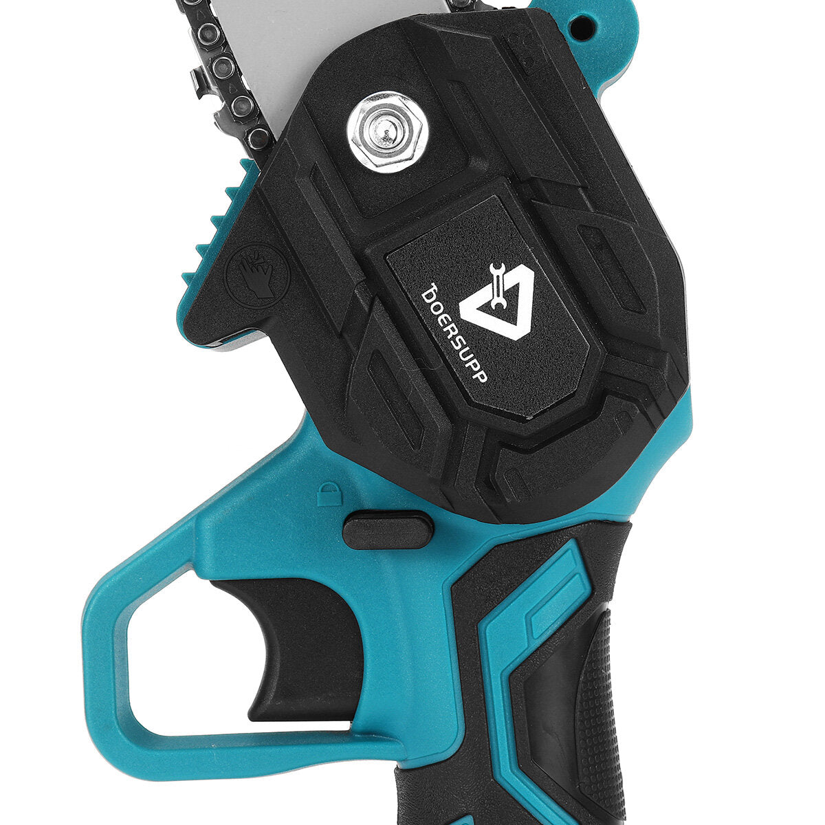 draagbare 4-inch oplaadbare mini elektrische kettingzaag elektrische zagen met één hand voor het zagen van snoeihout werkgereedschap aangepast aan maakita-batterij