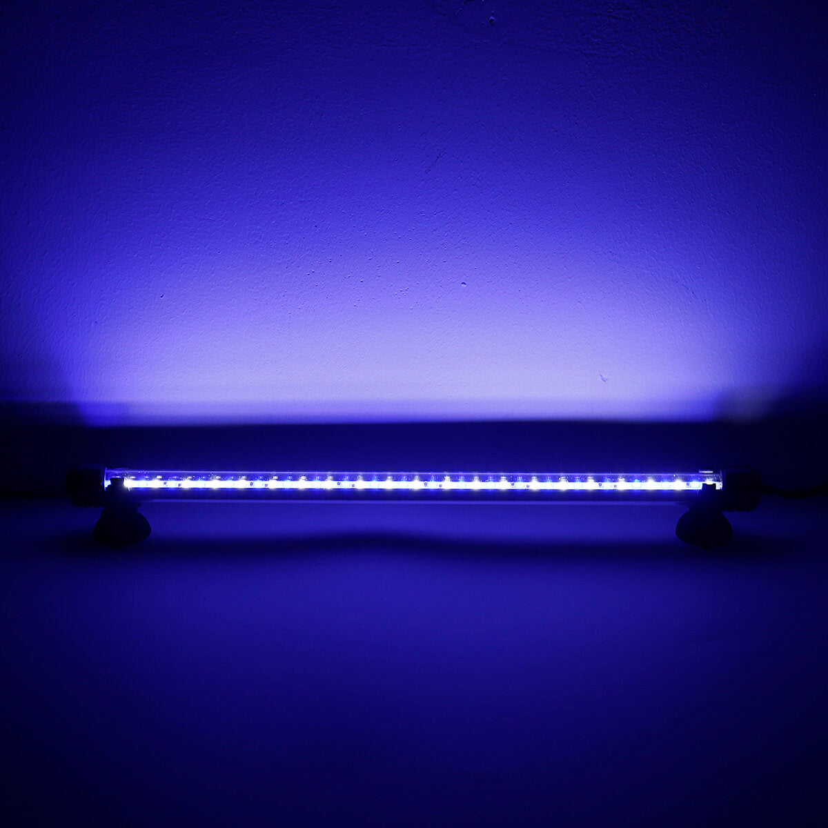 onderdompelbaar led-aquariumlicht. tanklicht met timer-dimfunctie. 3 lichtmodi dimbaar blauw en wit en wit-blauw eu-stekker