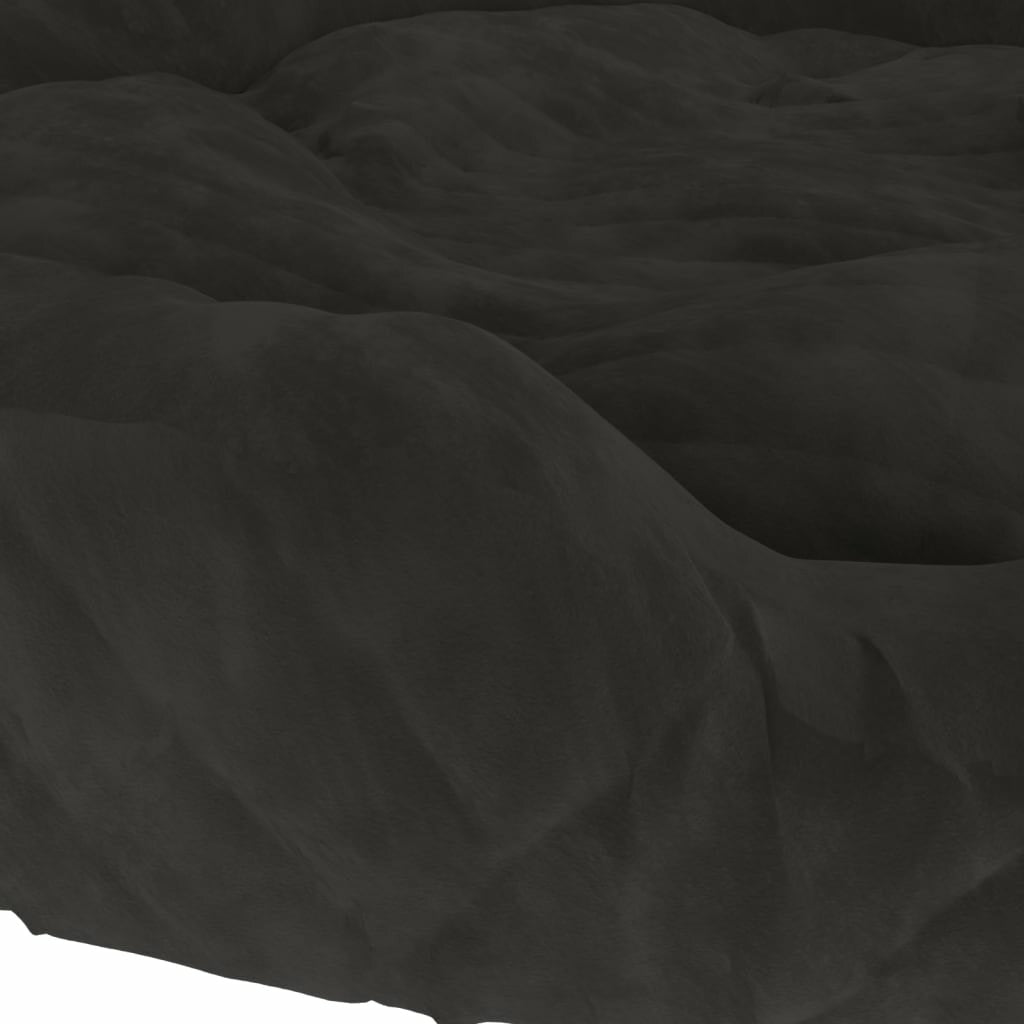hondenmand 110x90x23 cm pluche zwart