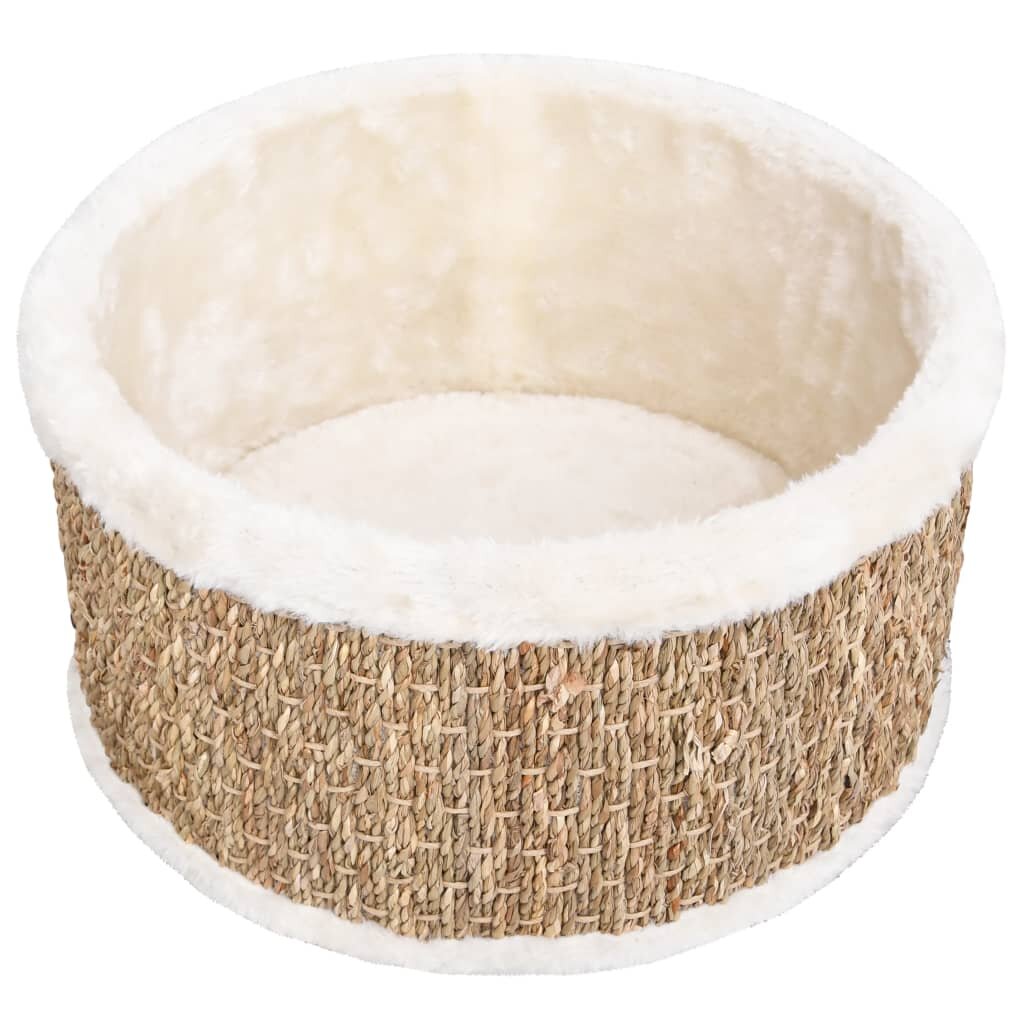 kattenmand rond 36 cm zeegras