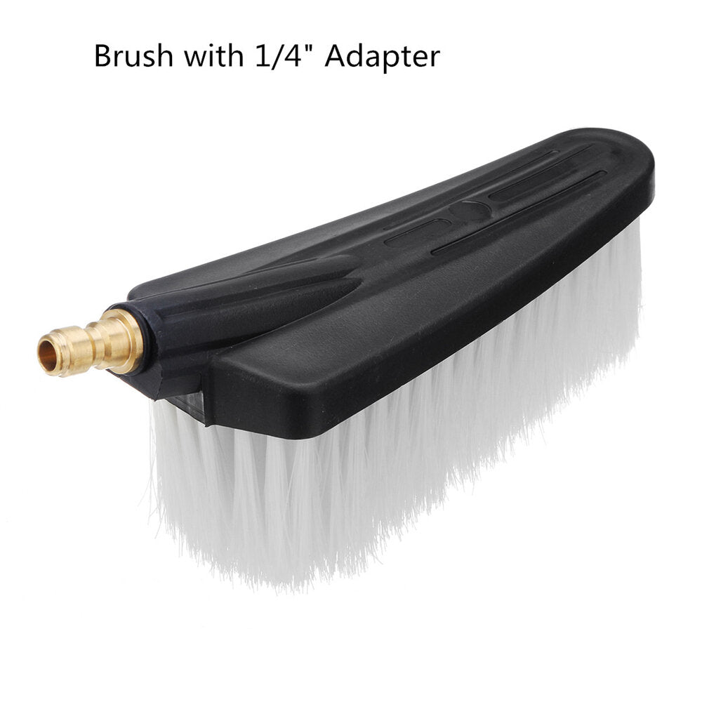 hoge druk driehoeksborstel & adapter voor autowasmachine bosch s7 / black decker s4
