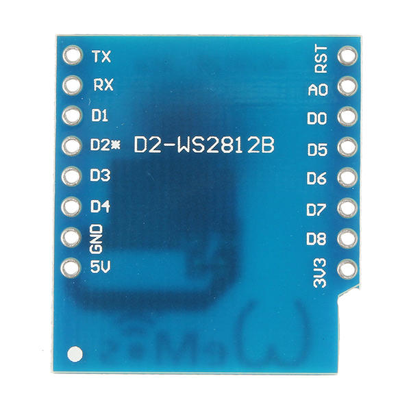 ws2812b uitbreidingskaart met rgb-schildmodule voor d1 mini