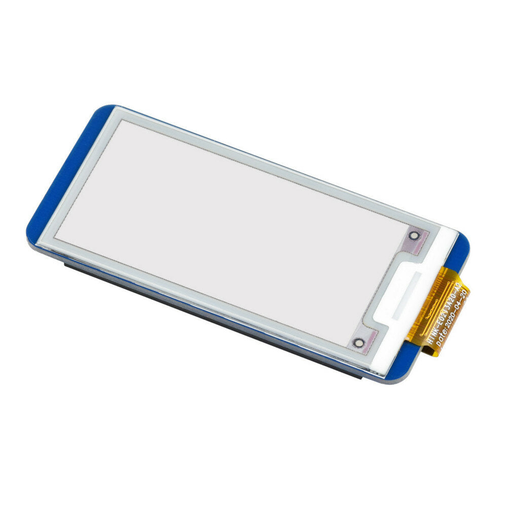 waveshare 2.13 inch e-ink schermweergave e-paper module spi-interface gedeeltelijk vernieuwen zwart geel wit 212 × 104